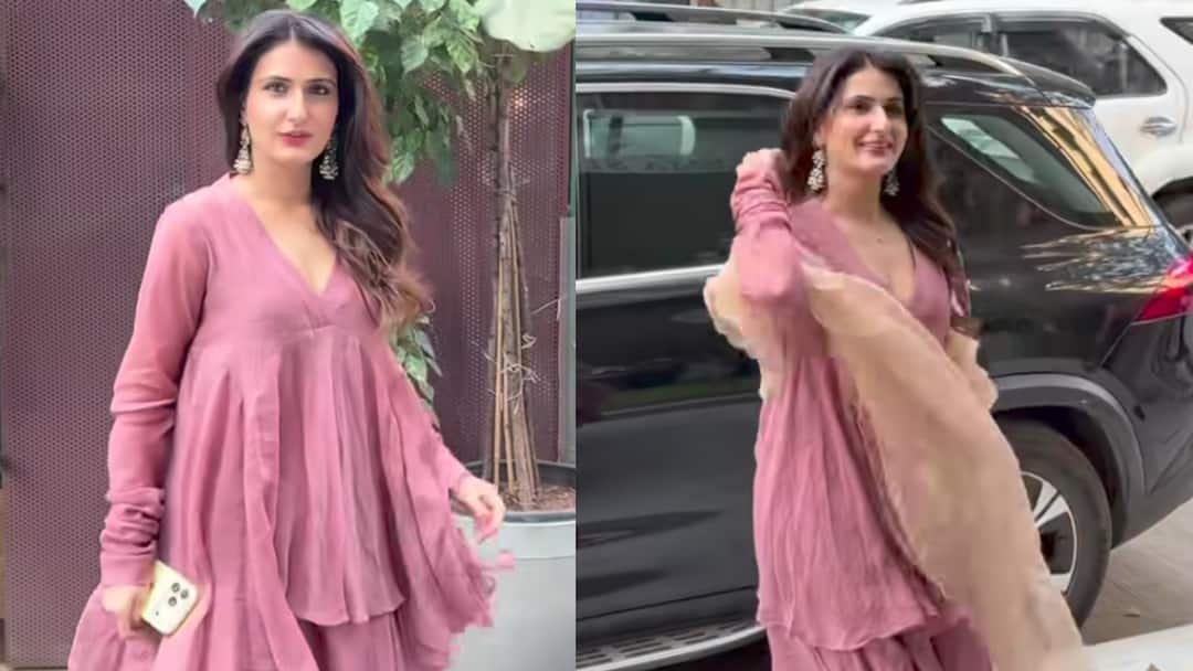 Fatima Sana Shaikh shows elegant style in pink suit, perfect combination of comfort and style.