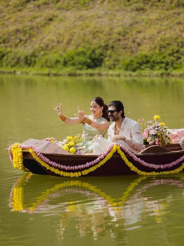 Rashmika Mandanna And Vijay Deverakonda’s Haldi Moment