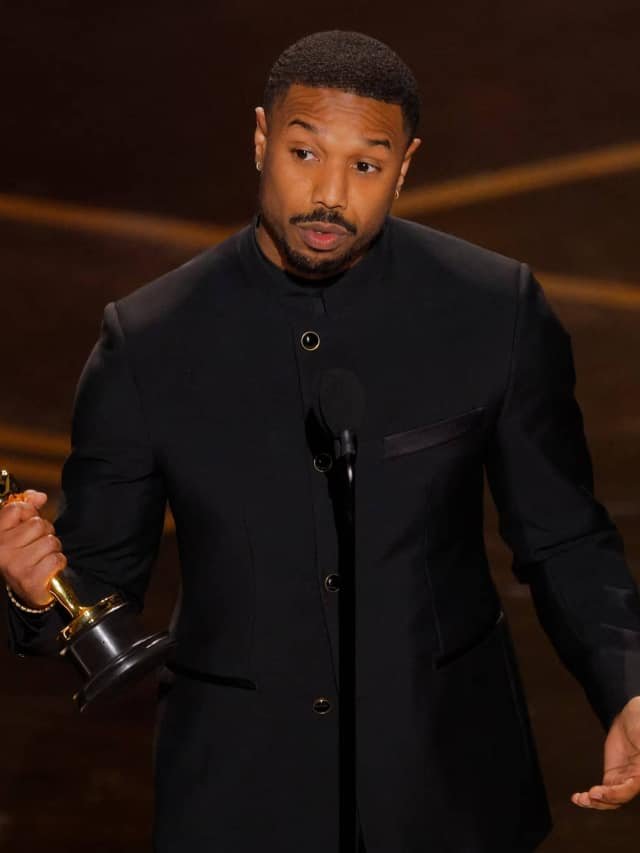 Michael B. Jordan Celebrated His Oscar Win For Best Actor With A Burger