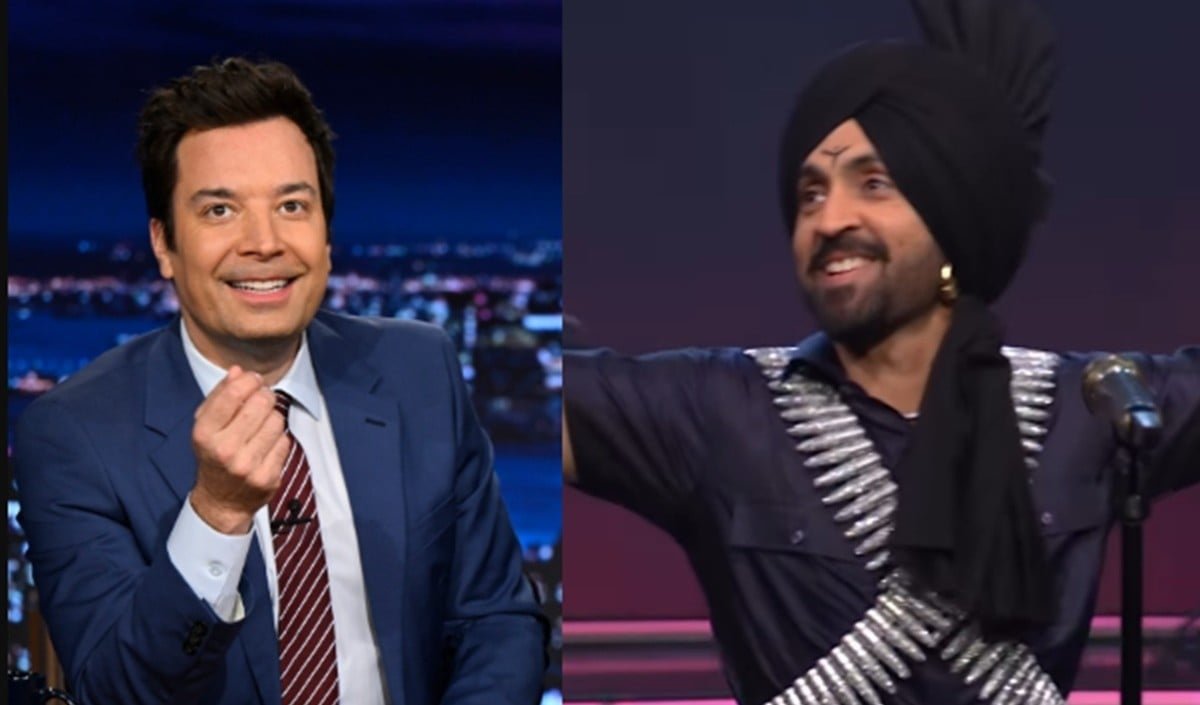 Punjabi color added to Jimmy Fallon! Diljit Dosanjh created a stir again in ‘The Tonight Show’, Bhangra video went viral