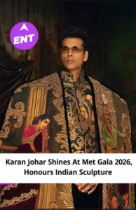 Karan Johar Look: Karan Johar’s debut at Met Gala, costume inspired by Raja Ravi Varma won the hearts of fans.