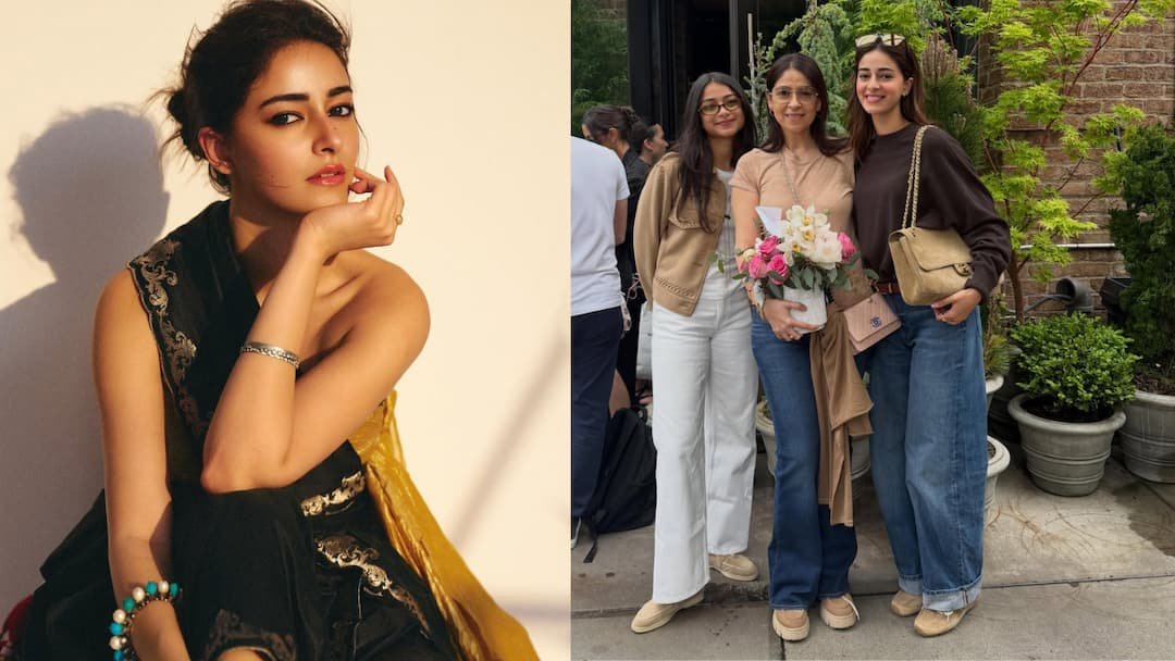 Ananya Pandey shared photos with her mother, said- I stay on my mother’s mind 24 hours a day