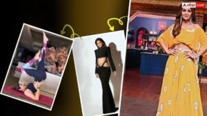 Shilpa Shetty did yoga upside down, shared the video and shared the benefits